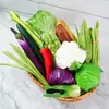 Modelo de vegetal de simulação PU pimenta alface repolho chinês berinjela cebola cogumelo brócolis modelo de adereços decoração de sala