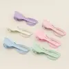 Pinza para el Cabello con Forma de Pico de Pato para Gafas Metálicas, Pinza de Color Macarrón Divertida y Original, Base de Pinza para Flequillo con Diseño Hueco