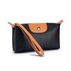 Nova Carteira Feminina Couro Genuíno Moda Bolsa de Mão para Mãe Cor de Contraste Nicho Bolsa de Pulso Versátil Grande Capacidade Atacado
