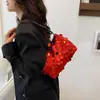 Bolso de Mano de Lentejuelas de Moda Bolso Cuadrado Pequeño para Mujer Nuevo Verano 2025 Bolso de Hombro Elegante Bolso de Axila Casual Moderno