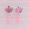 Brincos de Clipe Infantis Desenho Animado Sem Orelhas Furadas Diamante Colorido Contas Penduradas Brincos com Franja Brincos Decorativos para Meninas Preço por Par Estilo Infantil