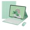 Funda Protectora para Tableta iPad Mini 6 Mini 123456 Carcasa Funda de Cuero con Teclado Bluetooth Inalámbrico Tapa Redonda Adecuado