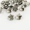 Grânulos Soltos de Cristal Estrela de Cinco Pontas com Furo Reto de 14mm Material para Miçangas Artesanais DIY Acessórios para Joias de Pulseira e Colar