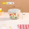 Tazón Complemento Alimenticio para Bebés, Vajilla para Alimentar Niños, Fiambrera de Vidrio Resistente al Calor, Apta para Microondas, Recipiente Hermético para Alimentos Crujientes