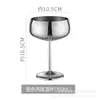 Copa de vino de acero inoxidable 304 de capa única de 500 ml, copa de vino tipo barril de gran capacidad colorida, resistente a caídas, con recubrimiento de cobre
