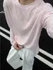 Nueva camiseta base para hombre de primavera y otoño, marca de moda, cuello redondo, jersey de manga larga, moda elegante, versátil, cómoda, informal