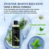 Aceite esencial para el cuidado del cabello a base de plantas transfronterizo, champú de romero refrescante, voluminizador, nutritivo, regulador de grasa, hidratante y suavizante