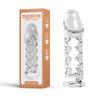 Preservativo Cobra Escama de Dragão de Cristal com Design de Dente de Lobo, Estendido, Espessado e Ampliado Brinquedo Sexual para Homens, Atacado