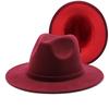 Comercio exterior europeo y americano sombrero de pareja ebay sombrero de lana sombrero de caballero sombrero de ala plana jazz ala grande sombrero para hombres mujeres