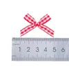 Cinta a Cuadros de 0.6 cm de Ancho con Lazo Anudado a Mano Joyería DIY Accesorios Decorativos para Ropa Satén de Seda Cinta Flotante