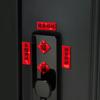 Pegatina magnética para refrigerador, mini decoración, puerta de entrada, pequeño copla, buena suerte, pegatina totalmente magnética, diseño de escena atmosférica, pegatina magnética