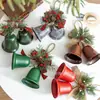 Nuevas decoraciones navideñas vintage transfronterizas, campanas, colgantes para árbol de Navidad, decoración del hogar, arreglo de ambiente