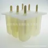 Molde de silicona para paletas de hielo, helado, paleta de hielo, 6 agujeros, europeo, americano, japonés y coreano, nuevo