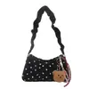 Bolso Fresco Dulce Estilo Coreano Bolso Cuadrado Pequeño Bolso de Mujer 2026 Otoño Nuevo Bolso de Hombro Plegado de Lunares Bolso para el Hombro de Viaje