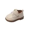 Zapatos para Bebés y Niños Pequeños con Suelas Suaves, Zapatos de Cuero Estilo Británico para Bebés de 1 a 3 Años, Zapatos de Temporada de Primavera para Niños y Niñas