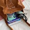 Bolso literario para mujer al por mayor nicho fresco bolso de tela literario de gran capacidad Bolso de mujer bolso de estudiante al por mayor soporte generación