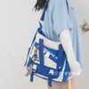 Bolsa Transversal Estilo Ins de Alto Valor com Blocos de Cor Bolsa Versátil para Tutoria Estudantil Feminina com Design Fresco e Único Bolsa de Ombro