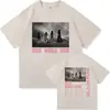 Camiseta Pink Journey 2025 Moda Retrô Roupas Masculinas e Femininas Retrô Harajuku Roupas de Alta Qualidade Camiseta de Algodão