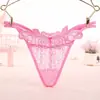 Suministro mayorista de fábrica lencería sexy malla floral soluble en agua hueca tanga para mujer 3334