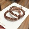 Acessórios de Cabelo Estilo Coreano Mais Vendidos Cordão de Celular Fino Dourado e Prateado Elástico de Cabelo Pulseira Elástico de Borracha Loja de 2 Yuan Barraquinha Amarrador de Cabelo Lote