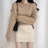 Faldas de Lana Otoño e Invierno para Mujer, Tallas Grandes, Faldas Cortas de Cintura Alta Combinadas con Suéteres, Faldas Evasé, Faldas de Tubo, Faldas Bodycon
