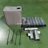 Estufa de calefacción 89-8 de doble propósito para carbón y leña estufa de calefacción de tienda de campaña estufa de calefacción vertical estufa de horneado de emergencia para exteriores