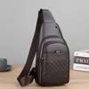 Bolso cruzado diagonal informal de negocios para hombre, bolso de pecho de gran capacidad para exteriores, novedad de 2023