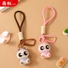 Lindo Colgante Llavero de Gato Siamés de Ojos Grandes, Muñeco de Peluche, Pequeño Regalo Creativo, Colgante para Mochila, Pequeños Accesorios al por Mayor