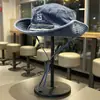 Sombrero de pescador de ala ancha estilo japonés para mujer verano algodón y lino fino plegable cubierta facial protección solar cara sombrero de cuenca pequeño