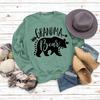 Tops de mujer de otoño e invierno de Amazon, suéter de manga larga con estampado de letras de abuela oso transfronterizo europeo y americano