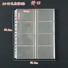 Páginas Interiores para Álbum de Tarjetas Fotográficas Polaroid Rejilla de Nueve Compartimentos Tarjeta de Recarga para Álbum de Tarjetas de Negocio, Boletos de Cine, Boletos de Tren de 3 pulgadas 6 pulgadas