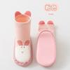 Sapatos de Tricô Estilo Coreano Antiderrapantes para Bebê e Criança Pequena Meias de Chão para Recém-Nascido, Bebê e Criança Pequena Meias Fofas com Desenho Animado e Solado de Couro