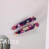 Nova moda japonesa cor acrílico grampo de cabelo feminino clipe decorativo BB clipe fabricantes de atacado