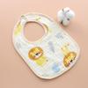 Toalha de Saliva para Bebê Gaze de Seis Camadas Babador em Forma de U Suprimentos Maternos e Infantis para Bebê Babador Infantil Algodão Puro Estilo de Pescoço Algodão Puro