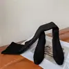 2026 Nuevas Botas Largas Elásticas Mate para Mujer Estilo Coreano de Moda Versátiles Tacones Altos Adelgazantes Botas Adelgazantes Botas Altas