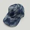 Gorra de Béisbol Retro Tie-Dye con Lazo Ligero para Primavera y Otoño, Sombrilla para Hombres y Mujeres, Lavada Personalizada, Casual, Pico de Pato, Venta al por Mayor