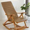 Cojín Reclinable Verano Hielo Vid Grosor Esponja Cojín Mecedora Plegable Silla Bambú Perezosa Verano Hielo Seda Refrigerante Esterilla Cojín Asiento