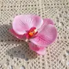 Cabeza de Flor de Orquídea Mariposa Impresa en 3D (Pequeño) Flor Artificial de Eva Recuerdo Decoración de Ropa Exquisita Boda DIY