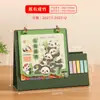Calendário Mensal Cartoon Estilo Coreano 2027 Notas Adesivas Personalizadas Porta-Canetas Planejador Diário Calendário de Check-in Brinde Souvenir para Funcionários da Empresa