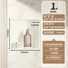 Estante de almacenamiento de acero inoxidable de nicho transfronterizo para baños, estante de almacenamiento multicapa empotrado, estante de almacenamiento de baño de lujo ligero, no requiere perforación