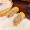 Zapatos Mary Jane Bajos Estilo Retro Francés para Niñas Colección Primavera y Otoño 2026 Punta Redonda Suela Suave Versátiles Zapatos Pequeños de Cuero