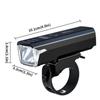 Luz de bicicleta nova transfronteiriça, farol para passeios noturnos, à prova de chuva, carregamento USB, luz de bicicleta para estrada e montanha, luz para andar