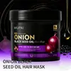Mascarilla para el Cabello con Aceite de Semilla Negra de Cebolla OEM Transfronteriza, Nutritiva, Reparadora, Hidratante, Suavizante y Aclaradora, Mejoradora del Cabello con Frizz, Exportación
