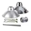 Refletor de Luminária Industrial e de Mineração LED Fábrica Revestimento Externo de Aço Inoxidável Tampa de Aço Inoxidável Tampa Externa de Aço Inoxidável Suporte de Lâmpada de Cobre e27 Haste de Suspensão Corrente Acessórios para Lâmpada