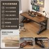 Escritorio de computadora de madera maciza, escritorio de escritorio, mesa larga, escritorio simple, dormitorio para estudiantes, mesa de deportes electrónicos, banco de trabajo