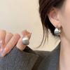Pendientes Metálicos de Gota de Agua Irregulares Forma de C Estilo Coreano, Diseño de Nicho, Pendientes Elegantes y Sencillos para Mujer