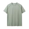 Camiseta de Secado Rápido Cuello Redondo Manga Corta Marca de Moda Color Sólido Tops de Media Manga Multicolor Ropa para Pareja Hombres y Mujeres Americanos Verano