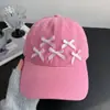Gorra de Béisbol Estilo Coreano Ins para Mujer, Estilo Callejero, Nuevo Modelo Primavera/Verano, Sombrero Dulce y Lindo con Protección Solar y Lazo, Gorra de Béisbol Versátil