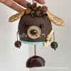 Muñeca de cáscara de nuez, muñeca de campana de agua, amuleto para bolso DIY hecho a mano, colgante lindo y peculiar, decoración para coche, popular en zonas escénicas