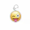 Llavero Colgante para Bolso Emoticono Xiaohongshu Acrílico Creativo Divertido Moderno Lindo y Divertido
